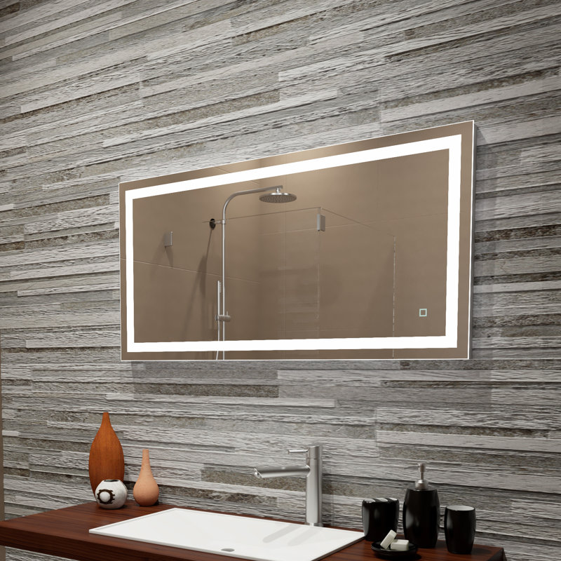Orren Ellis Bolyard Dimmable LED Lighted Bathroom/Vanity Mirror